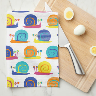 Linge De Cuisine Motif de partie d'escargot