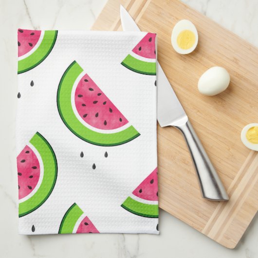 Linge De Cuisine Motif de pastèque 2 (Quart Plié)