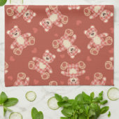 Linge De Cuisine motif de patchwork d'ours (Plié)