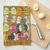 Linge De Cuisine Motif de pâtes Rainbow (Quart Plié)