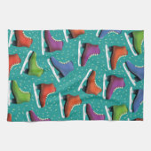 Linge De Cuisine Motif de patinage sur glace (Horizontal)