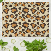 Linge De Cuisine Motif de peau de guépard (Plié)
