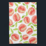 Linge De Cuisine Motif de pêche aquarelle<br><div class="desc">motif de pêche peint à l'aquarelle mignon</div>