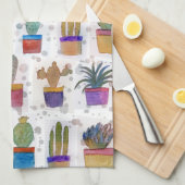 Linge De Cuisine Motif de peinture à la main d'aquarelle (Quart Plié)