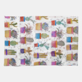 Linge De Cuisine Motif de peinture à la main d'aquarelle (Horizontal)