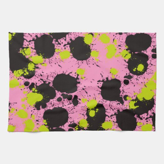 Linge De Cuisine Motif de peinture Abstrait (Horizontal)
