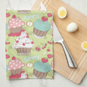 Linge De Cuisine Motif de petit gâteau (Quart Plié)