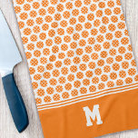 Linge De Cuisine Motif de Pickleball Orange<br><div class="desc">Le cadeau parfait pour votre joueur de pickleball !</div>