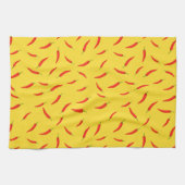 Linge De Cuisine Motif de piments rouges (Horizontal)