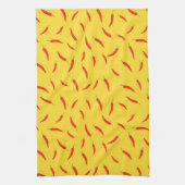 Linge De Cuisine Motif de piments rouges (Vertical)