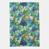 Linge De Cuisine Motif de pin de Noël (Vertical)