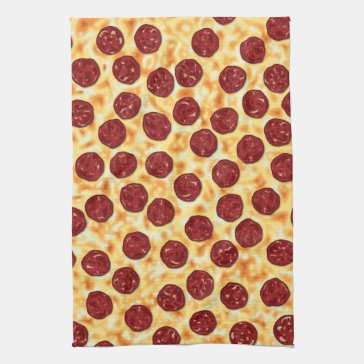 Linge De Cuisine Motif de pizza de pepperoni (Vertical)
