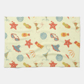 Linge De Cuisine Motif de plage d'été (Horizontal)