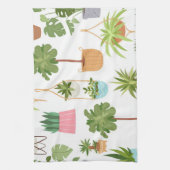 Linge De Cuisine Motif de plante (Vertical)