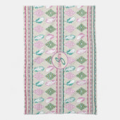 Linge De Cuisine motif de plumes ethniques du sud-ouest (Vertical)