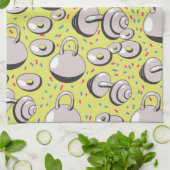 Linge De Cuisine Motif de poids (Plié)