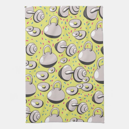 Linge De Cuisine Motif de poids (Vertical)