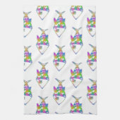 Linge De Cuisine Motif de poisson Abstrait (Vertical)