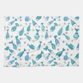 Linge De Cuisine Motif De Poisson Et D'Amidon (Horizontal)