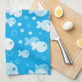 Linge De Cuisine motif de poissons (Quart Plié)