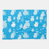 Linge De Cuisine motif de poissons (Horizontal)