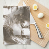 Linge De Cuisine Motif de portrait Beethoven (Quart Plié)