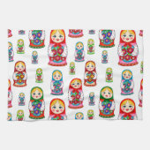 Linge De Cuisine Motif de poupée d'emboîtement (Horizontal)