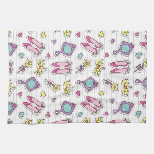 Linge De Cuisine motif de princesse de papillon (Horizontal)