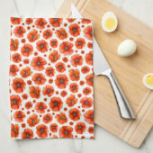 Linge De Cuisine Motif de puces d'aquarelle (Quart Plié)