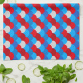 Linge De Cuisine Motif de queue de sirène Couleurs du drapeau améri (Plié)