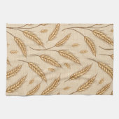 Linge De Cuisine Motif de récolte de blé doré (Horizontal)