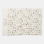 Linge De Cuisine Motif de retraite côtière estivale personnalisée (Horizontal)