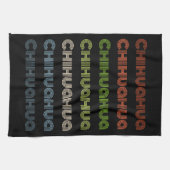 Linge De Cuisine Motif de Retro Chihuahua (Horizontal)