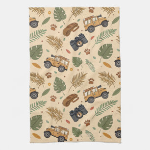 Linge De Cuisine Motif de road trip vintage (3)