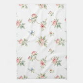 Linge De Cuisine Motif de roses roses aquarelle romantique (Vertical)
