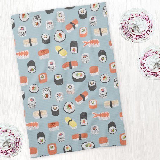 Linge De Cuisine Motif de rouleaux Sushi Nigiri Maki