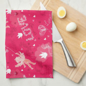 Linge De Cuisine Motif de Saint-Valentin avec le cupidon (Quart Plié)