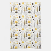 Linge De Cuisine Motif de scène de Golden Woods (Vertical)