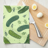 Linge De Cuisine Motif de sélecteur de broche à main (Quart Plié)