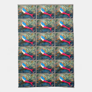 Linge De Cuisine motif de sirène de rouge-queue