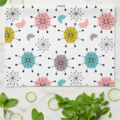 Linge De Cuisine Motif de Starburst Retro atomique (Plié)