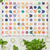 Linge De Cuisine Motif de structure moléculaire (Plié)