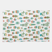 Linge De Cuisine Motif de Succulents (Horizontal)