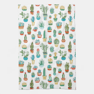 Linge De Cuisine Motif de Succulents
