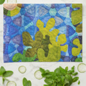 Linge De Cuisine Motif de surfaces composées Abstrait (Plié)