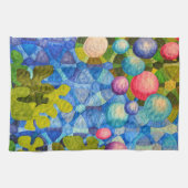 Linge De Cuisine Motif de surfaces composées Abstrait (Horizontal)