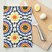 Linge De Cuisine Motif de Suzani (Quart Plié)