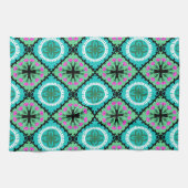 Linge De Cuisine Motif de Suzani aux motifs ouzbek et kazakh (Horizontal)