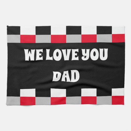 Linge De Cuisine Motif de tableau de contrôle modifiable (Horizontal)