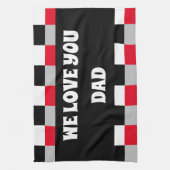 Linge De Cuisine Motif de tableau de contrôle modifiable (Vertical)